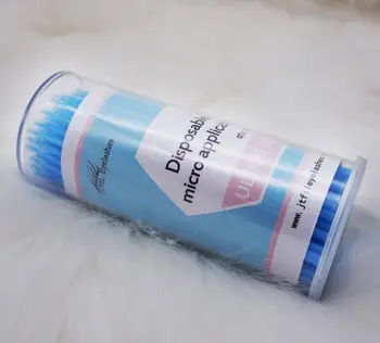 100pcs / Pack Micro Brush Disposable Microbrush Applicators Eyelash Extensions Remove False Eyelashes Cotton Swab
100pcs / Pack Micro Brush Disposable Microbrush Applicators Eyelash Extensions Remove False Eyelashes Cotton Swab