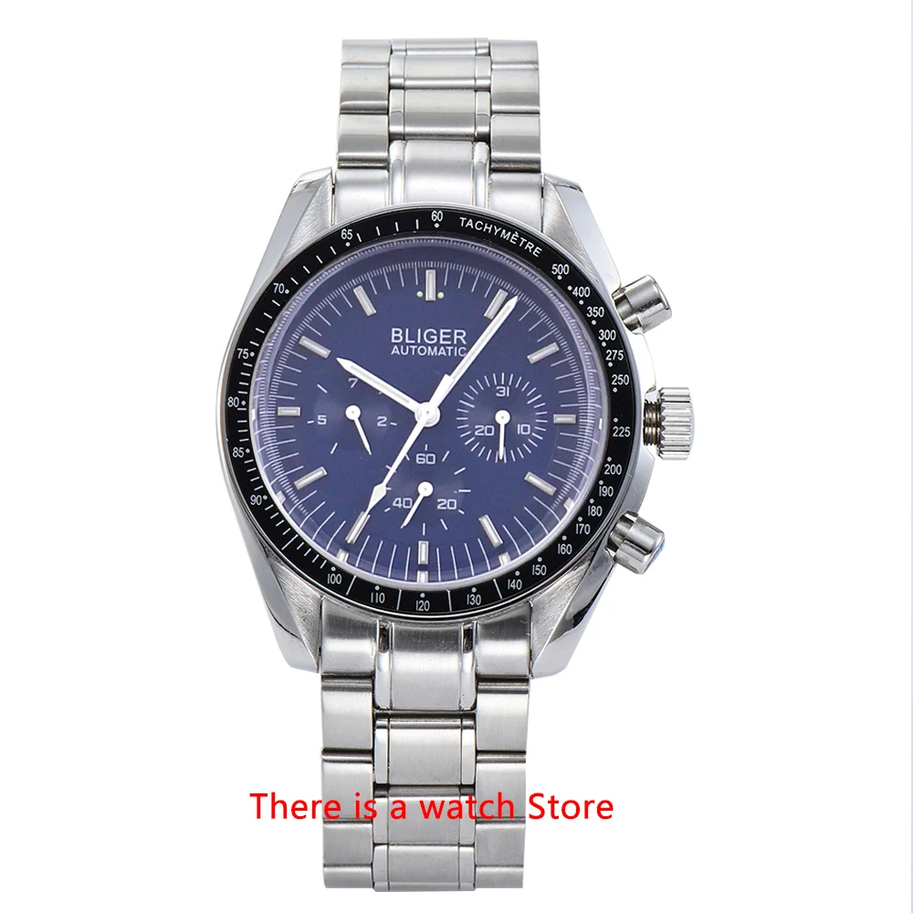 Bliger 40mm Men's Watch Stainless Steel Strap Date & Week Function Luminous Automatic Mechanical Sport Wristwatch Men
Bliger 40mm Men's Watch Stainless Steel Strap Date & Week Function Luminous Automatic Mechanical Sport Wristwatch Men