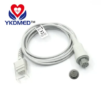 Datex 10pin>DB9F spo2 sensor extension cable with DB9F adapter for pulse oximeter with medical TPU cable,CE&ISO13485,
Datex 10pin>DB9F spo2 sensor extension cable with DB9F adapter for pulse oximeter with medical TPU cable,CE&ISO13485,
