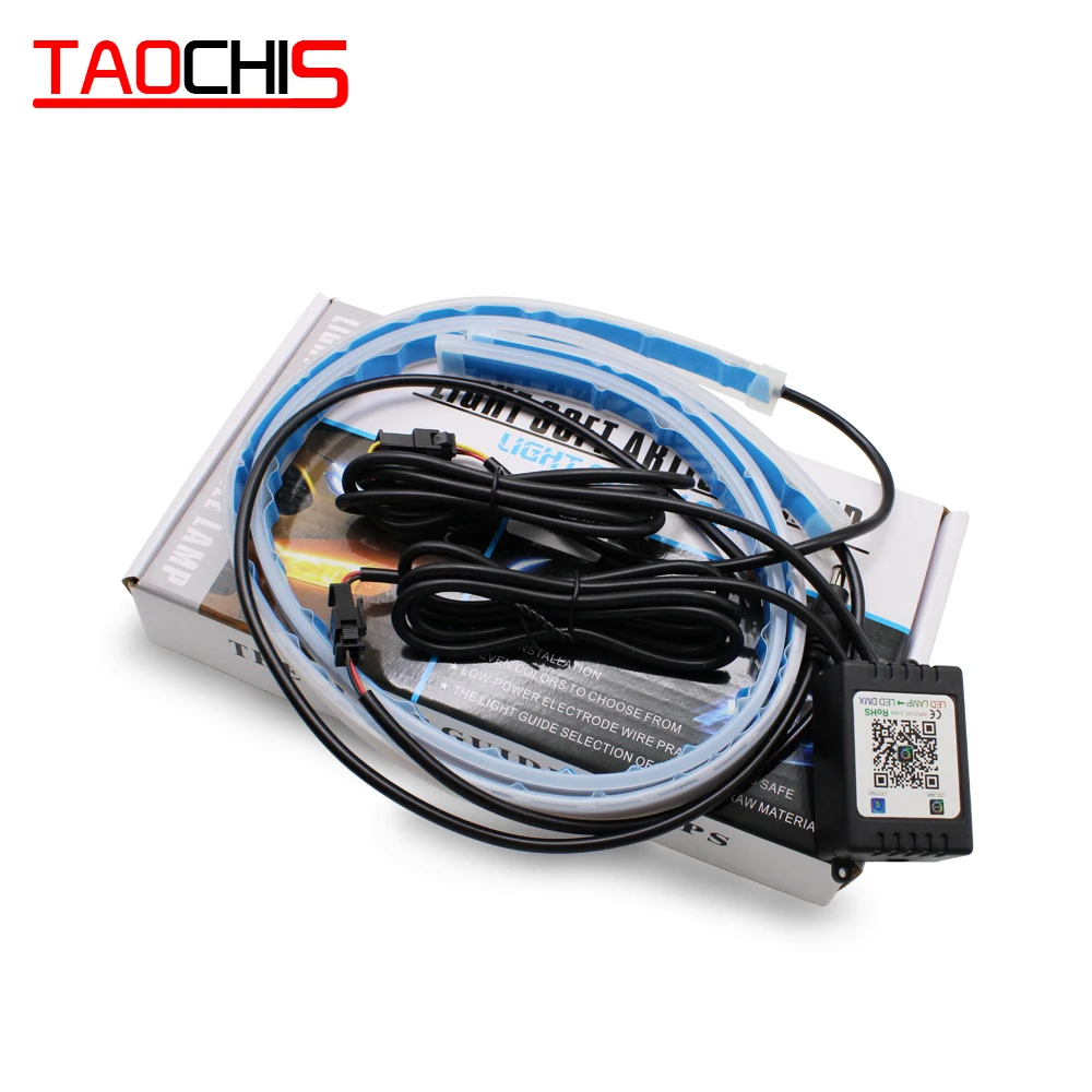 Taochis 12 в тонкий Rgb Светодиодный дневной ходовой свет для автомобиля мотоцикла 30 см