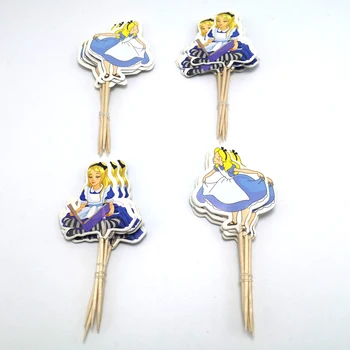 Girls Kids Favors Alice in Wonderland Theme Decorate Cupcake Toppers with Sticks Baby Shower Birthday Party Cake Topper 24PCS
Girls Kids Favors Alice in Wonderland Theme Decorate Cupcake Toppers with Sticks Baby Shower Birthday Party Cake Topper 24PCS