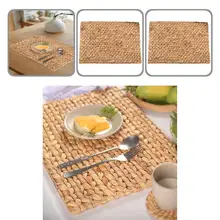 Great Placemat Pastoral Compact Vintage Braided Design Tableware Mat Tableware Mat Table Mat
Great Placemat Pastoral Compact Vintage Braided Design Tableware Mat Tableware Mat Table Mat
