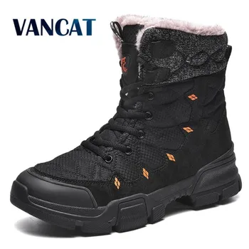 New Winter Men's Snow Boots Super Warm Plush Men's Boots Waterproof Men Ankle Boots Outdoor Non-slip Hiking Boots Men Work Shoes
New Winter Men's Snow Boots Super Warm Plush Men's Boots Waterproof Men Ankle Boots Outdoor Non-slip Hiking Boots Men Work Shoes