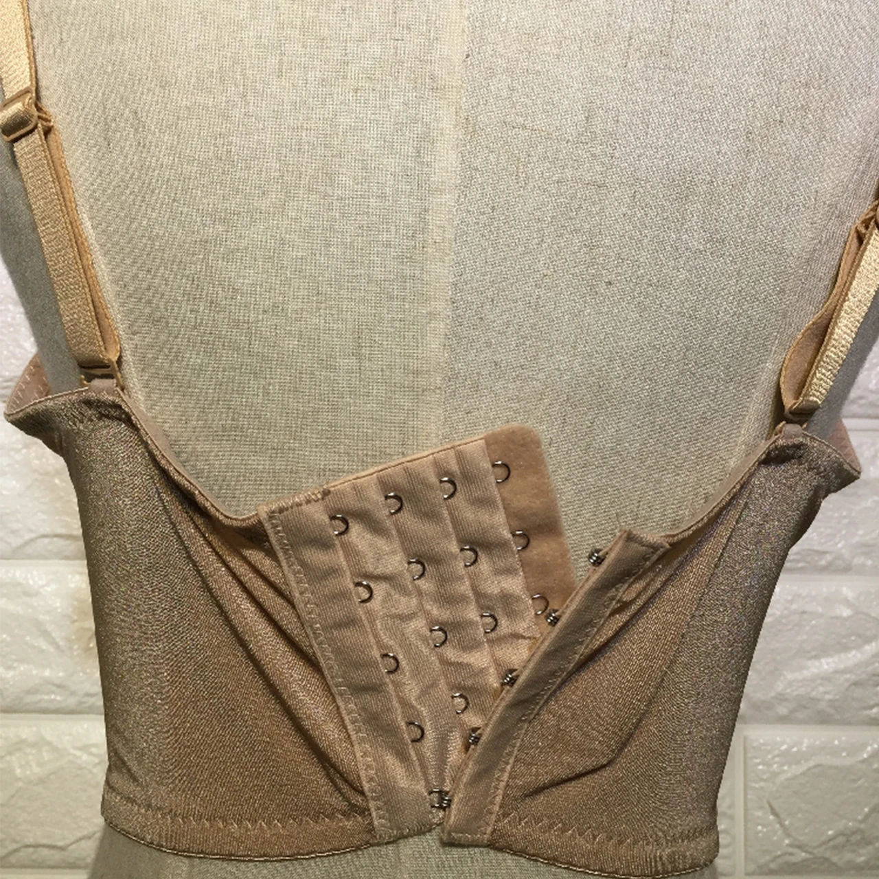 Irene Tinnie Nude Mesh Lace Bead Bustier Pearls Diamond Push Up Night Club Bralette Womens Bra Cropped Top Vest Corset