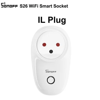 Sonoff S26 Smart Home WiFi Switch IL CH IT BR Smart Plug Timing Remote Control Home Automation With Alexa Google Home eWeLink
Sonoff S26 Smart Home WiFi Switch IL CH IT BR Smart Plug Timing Remote Control Home Automation With Alexa Google Home eWeLink