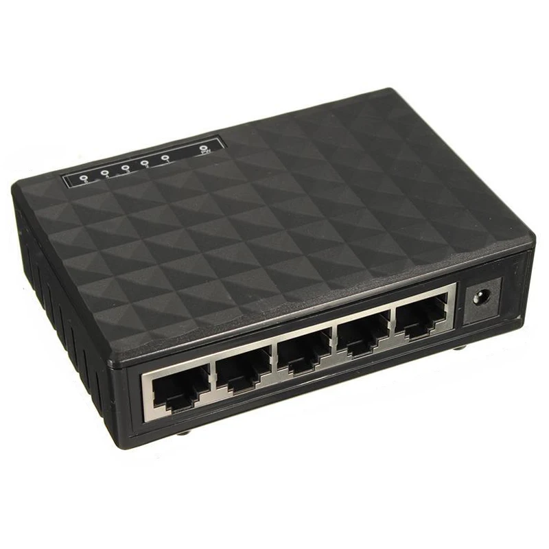 5 Port Mini Ethernet Network Switch Desktop 10/100Mbps RJ45 Network Adapter with EU/US plug Full duplex Exchange Drop Shipping
5 Port Mini Ethernet Network Switch Desktop 10/100Mbps RJ45 Network Adapter with EU/US plug Full duplex Exchange Drop Shipping