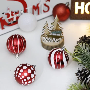 30pcs christmas ornament for xmas home decor light plastic balls natal deco one barrel ball 6cm 2021 hanging pendant new year 
30pcs christmas ornament for xmas home decor light plastic balls natal deco one barrel ball 6cm 2021 hanging pendant new year