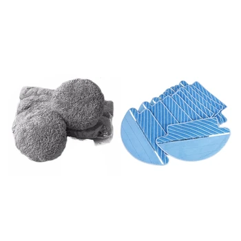 12Pcs Wet Mop for Hobot168 188 Window Clean Mop Cloth & 10Pcs Fabric Mop Inserts for Conga 3090 3490 Series
12Pcs Wet Mop for Hobot168 188 Window Clean Mop Cloth & 10Pcs Fabric Mop Inserts for Conga 3090 3490 Series