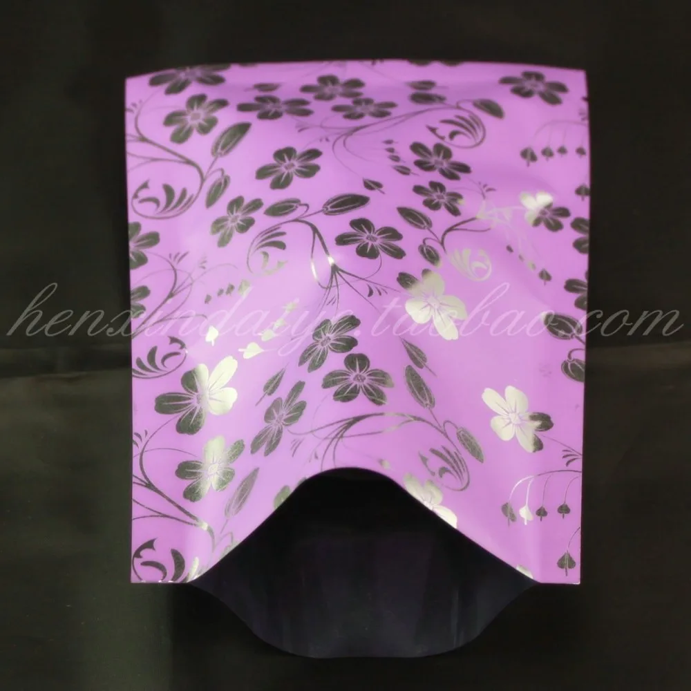4 sizes purple printing aluminized flat pockets Color aluminum foil bag pink bag packs cosmetic bag 100PCS / LOT
4 sizes purple printing aluminized flat pockets Color aluminum foil bag pink bag packs cosmetic bag 100PCS / LOT