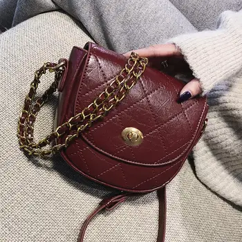 Pu Leather Women Shoulder Bags Small Ladies Crossbody Bags Fashion Handbags plaid Saddle New Lock Chain Messenger Bag
Pu Leather Women Shoulder Bags Small Ladies Crossbody Bags Fashion Handbags plaid Saddle New Lock Chain Messenger Bag