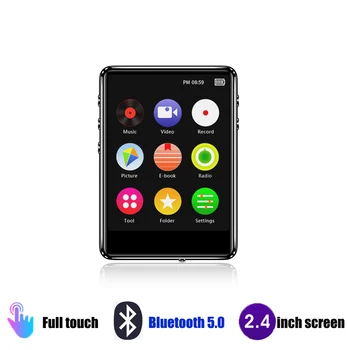 Original MP3 Player Bluetooth 5.0 Music Player Full Touch Screen 2.4 inch HiFi Lossless Player with Speaker FM radio E-book
Original MP3 Player Bluetooth 5.0 Music Player Full Touch Screen 2.4 inch HiFi Lossless Player with Speaker FM radio E-book