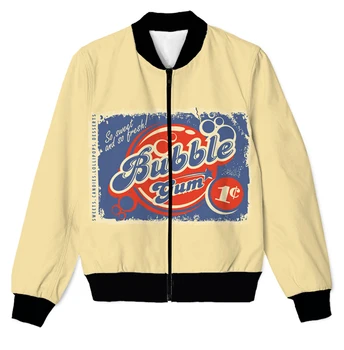 REAL American US SIZE Custom Bubble gum 3D Sublimation print Zipper Up Jacket plus size 4XL 5XL 6XL
REAL American US SIZE Custom Bubble gum 3D Sublimation print Zipper Up Jacket plus size 4XL 5XL 6XL