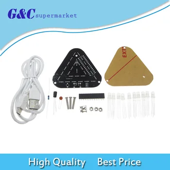 Full-Color 5MM LED Triangular Pyramid DIY Electronic Kit Touch Control diy electronics
Full-Color 5MM LED Triangular Pyramid DIY Electronic Kit Touch Control diy electronics