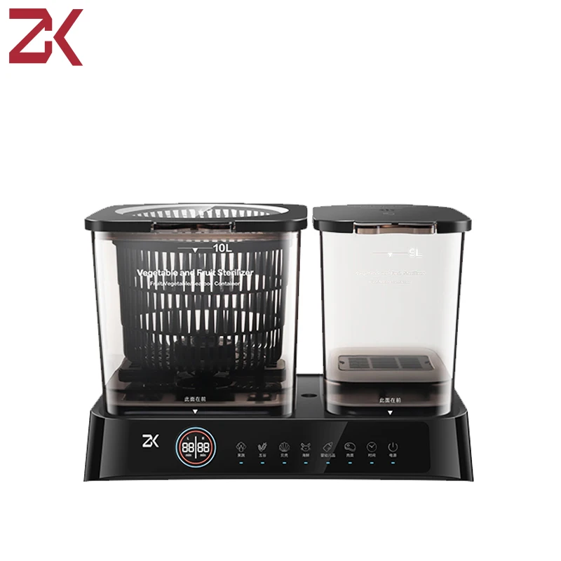 ZK Fruit And Vegetable Washing Machine Large Capacity Automatic Food Purification Sterilization Double Tank Disinfection Machine
ZK Fruit And Vegetable Washing Machine Large Capacity Automatic Food Purification Sterilization Double Tank Disinfection Machine