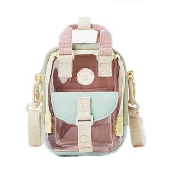 New cute fresh donut mini shoulder bag jelly translucent color matching shoulder messenger bag 
New cute fresh donut mini shoulder bag jelly translucent color matching shoulder messenger bag