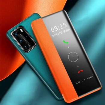 LANGSIDI Smart Leather Flip Phone Case For Huawei P40 PRO plus Clear View Genuine leather Function full protective Phone Cover
LANGSIDI Smart Leather Flip Phone Case For Huawei P40 PRO plus Clear View Genuine leather Function full protective Phone Cover