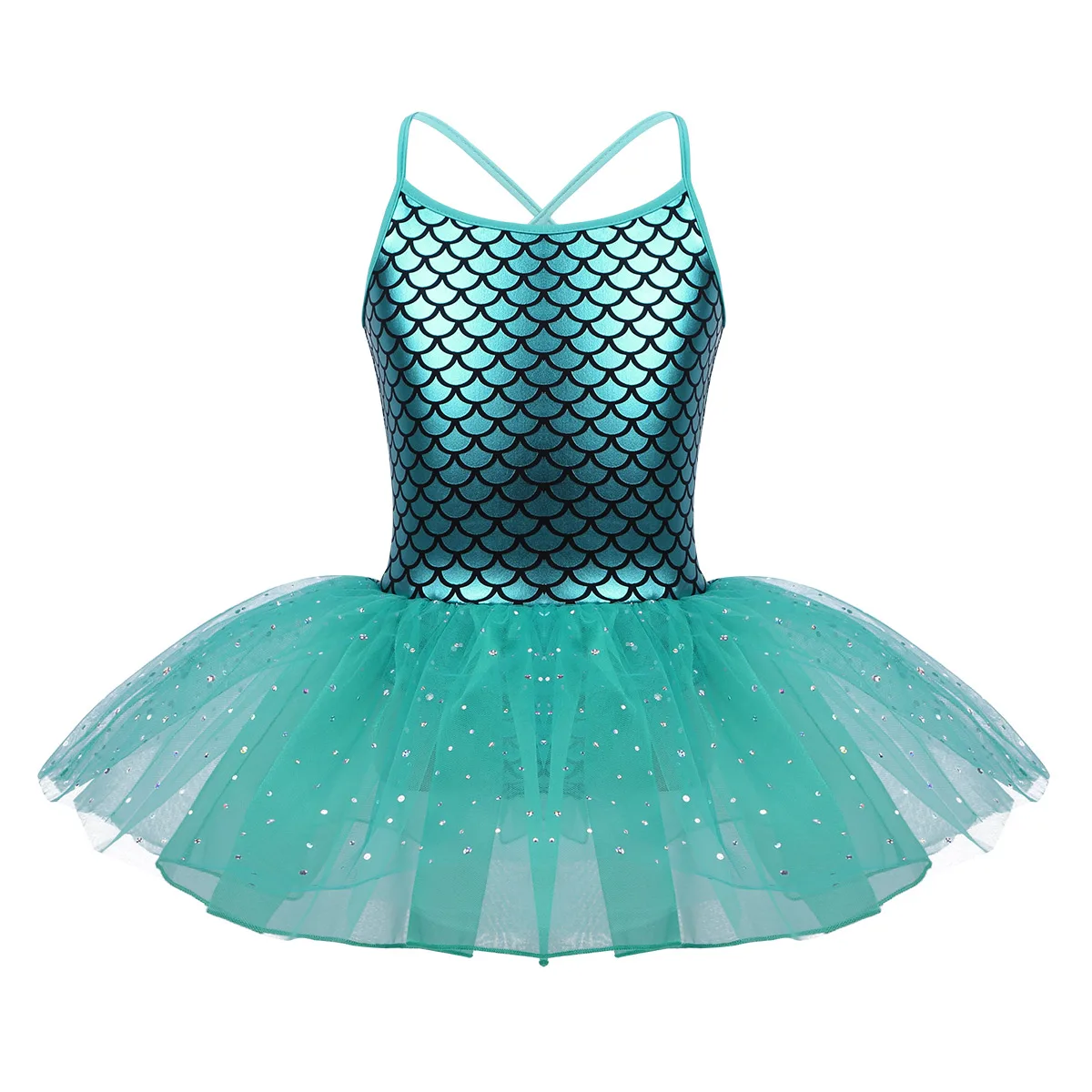 Kids Girls Glitter Mermaid Ballet Dance Dress Sleeveless Tulle Gymnastics Leotards Ballerina Prom Party Performance Dancewear
Kids Girls Glitter Mermaid Ballet Dance Dress Sleeveless Tulle Gymnastics Leotards Ballerina Prom Party Performance Dancewear