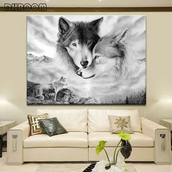 Animal Wolf Canvas Painting Picture Poster Nordic Wall Art Print Painting Lion Decorative Picture Modern Home Decoration
Animal Wolf Canvas Painting Picture Poster Nordic Wall Art Print Painting Lion Decorative Picture Modern Home Decoration