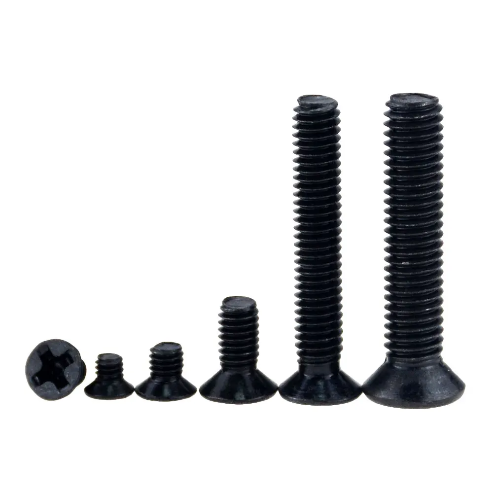 100PCS M1.4*2.5 3 3.5 4 4.5 5 6 Black Carbon Steel Cross Phillips Flat Countersunk Head Screw Bolt M1.4x2.5 M1.4x5 M1.4x6
100PCS M1.4*2.5 3 3.5 4 4.5 5 6 Black Carbon Steel Cross Phillips Flat Countersunk Head Screw Bolt M1.4x2.5 M1.4x5 M1.4x6