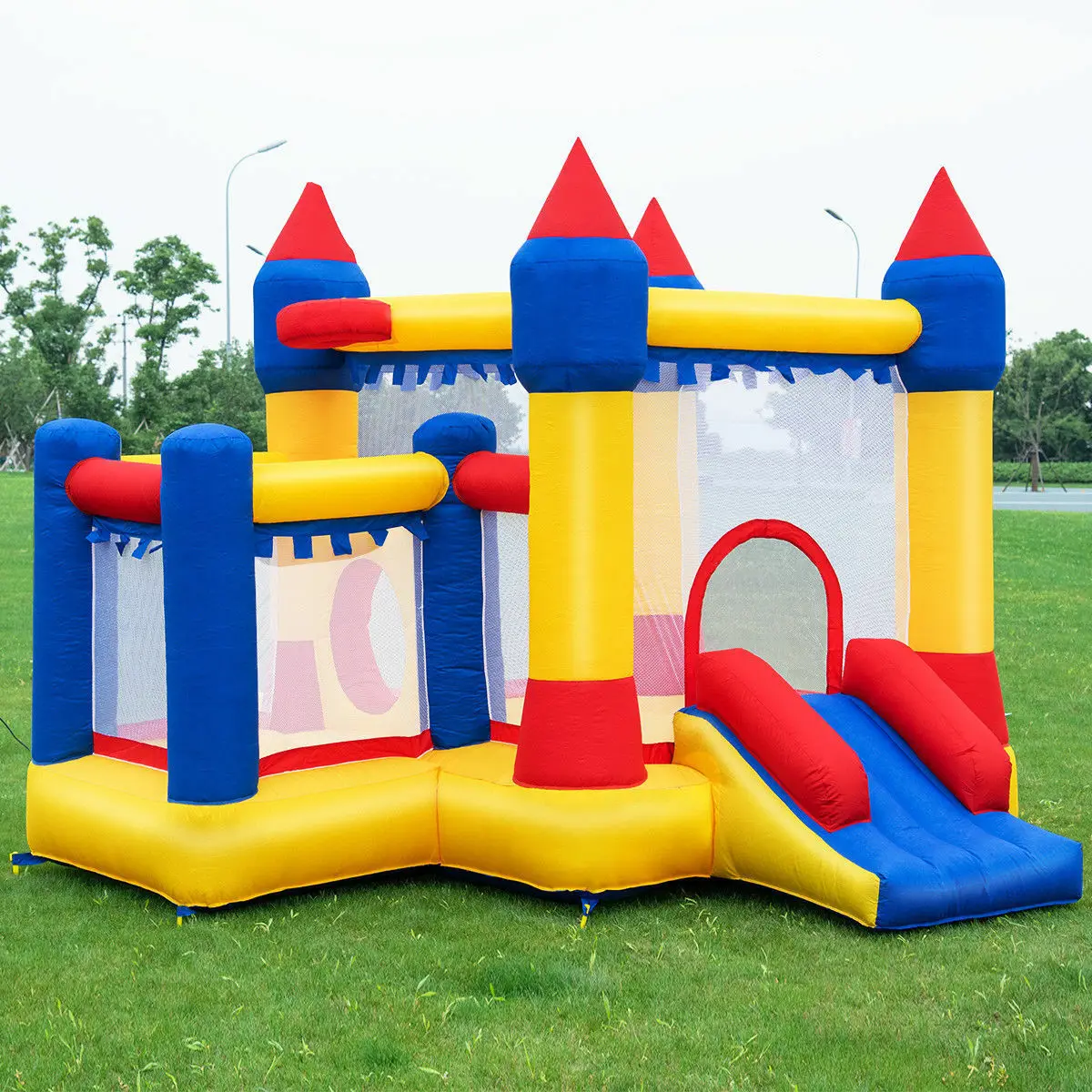 Inflatable Bounce House Castle Kids Jumper Slide Moonwalk Bouncer without Blower
Inflatable Bounce House Castle Kids Jumper Slide Moonwalk Bouncer without Blower