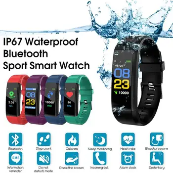 Bakeey ID115 Plus Smart Wristband Blood Pressure Heart Rate Monitor Fitness Tracker bluetooth Sport Red Black Blue Smart Watch
Bakeey ID115 Plus Smart Wristband Blood Pressure Heart Rate Monitor Fitness Tracker bluetooth Sport Red Black Blue Smart Watch
