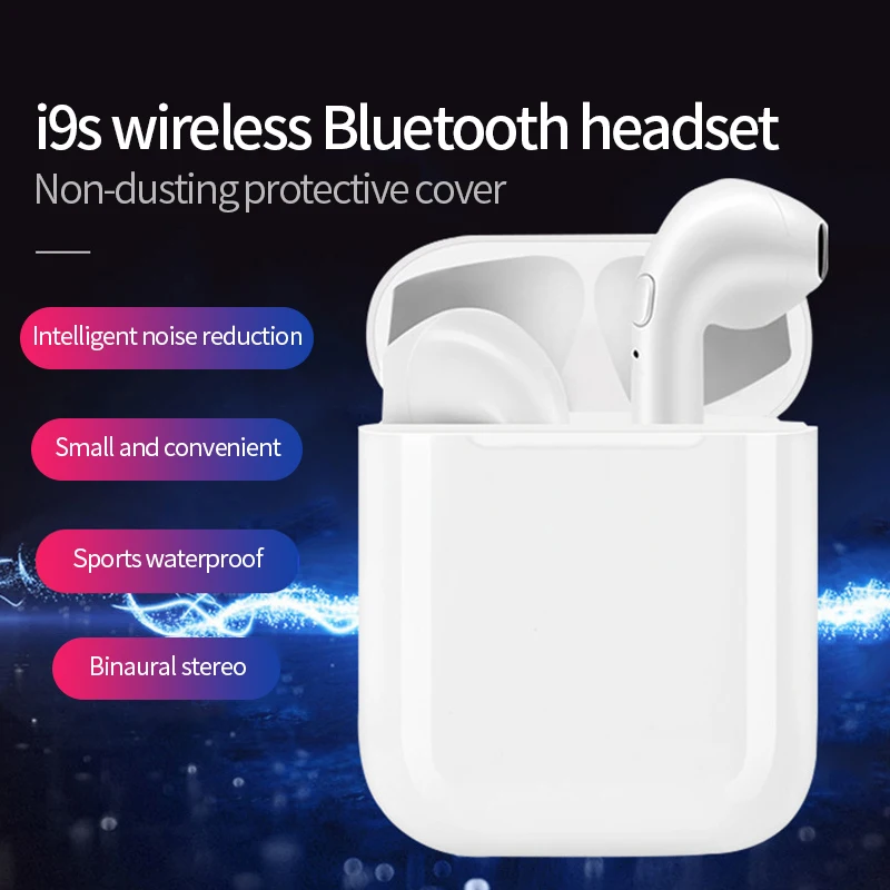 True Wireless Stereo Earbuds I9S TWS Wireless Earphone Mini 5.0 Bluetooth Headphone Headset Invisible Earbud for All Smart Phone
True Wireless Stereo Earbuds I9S TWS Wireless Earphone Mini 5.0 Bluetooth Headphone Headset Invisible Earbud for All Smart Phone