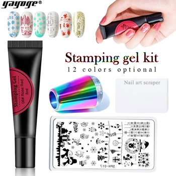 YAYOGE 8ml Nail Stamping Gel Polish Set stamping Varnish Stamp Print Oil Soak Off UV Gel for Nail Art Stamping Plate US Shipping
YAYOGE 8ml Nail Stamping Gel Polish Set stamping Varnish Stamp Print Oil Soak Off UV Gel for Nail Art Stamping Plate US Shipping