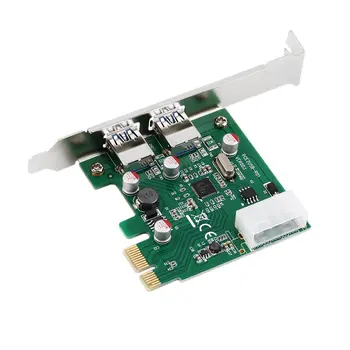 New PCI-E PCI Express 2 port USB 3.0 Card Adapter w/ USB 3.0 Front PanelTech Hot Promotion
New PCI-E PCI Express 2 port USB 3.0 Card Adapter w/ USB 3.0 Front PanelTech Hot Promotion