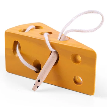 Wooden Education Baby Kindergarten Mouse Thread Cheese Plaything Early Learning Educational Toys Teaching Math Aids Toy
Wooden Education Baby Kindergarten Mouse Thread Cheese Plaything Early Learning Educational Toys Teaching Math Aids Toy