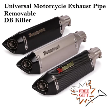 Slip On 380MM Motorcycle Exhaust Muffler DB Killer 51MM Modified Escape Tube For GSX-S750 MT07 R3 ADV NC700 CBR500 Z900 Ninja400
Slip On 380MM Motorcycle Exhaust Muffler DB Killer 51MM Modified Escape Tube For GSX-S750 MT07 R3 ADV NC700 CBR500 Z900 Ninja400