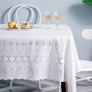 Lace Tablecloth Nordic Ins Style European-Style Tablecloth Light Luxury Coffee Table Cloth Fresh White Cotton Table Cloth
Lace Tablecloth Nordic Ins Style European-Style Tablecloth Light Luxury Coffee Table Cloth Fresh White Cotton Table Cloth