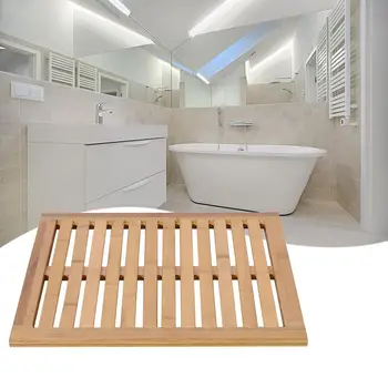 Bamboo Floor Bath Mat Wood Color 60.5*45*3cm Eco-friendly Bathroom Indoor Accessories Dropshipping 
Bamboo Floor Bath Mat Wood Color 60.5*45*3cm Eco-friendly Bathroom Indoor Accessories Dropshipping