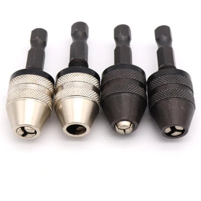 1pc Keyless Drill Chuck Screwdriver Impact Driver Adapter 1/4 '' Hex Shank Drill Bit Tool Sliver Black Color
1pc Keyless Drill Chuck Screwdriver Impact Driver Adapter 1/4 '' Hex Shank Drill Bit Tool Sliver Black Color