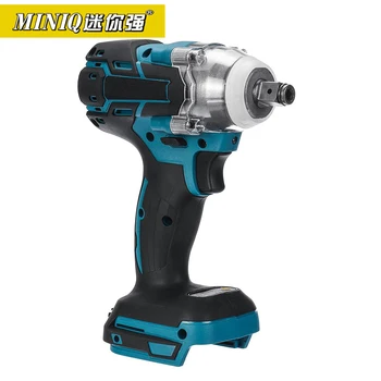 MINIQ 18V Electric Brushless Impact Wrench Cordless 1/2 Socket Wrench Power Tool For Makita Battery Rechargeable HT2916 
MINIQ 18V Electric Brushless Impact Wrench Cordless 1/2 Socket Wrench Power Tool For Makita Battery Rechargeable HT2916