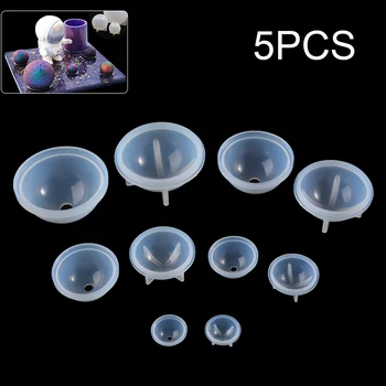 5pcs Silicone Molds DIY Casting Crafts Decorations Epoxy Resin Round Sphere Mould Ball Molds 20mm 30mm 40mm 50mm 60mm
5pcs Silicone Molds DIY Casting Crafts Decorations Epoxy Resin Round Sphere Mould Ball Molds 20mm 30mm 40mm 50mm 60mm