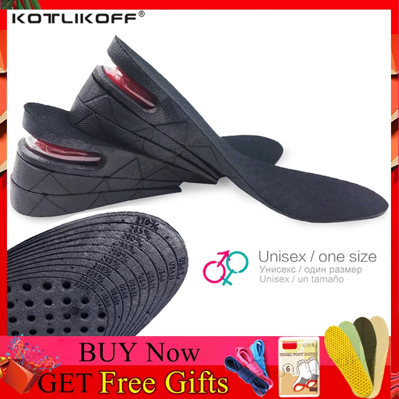 KOTLIKOFF 3-7cm Height Increase Insole Cushion Height Lift Adjustable Cut Shoe Heel Insert Taller Women Men Unisex Foot Pads
KOTLIKOFF 3-7cm Height Increase Insole Cushion Height Lift Adjustable Cut Shoe Heel Insert Taller Women Men Unisex Foot Pads