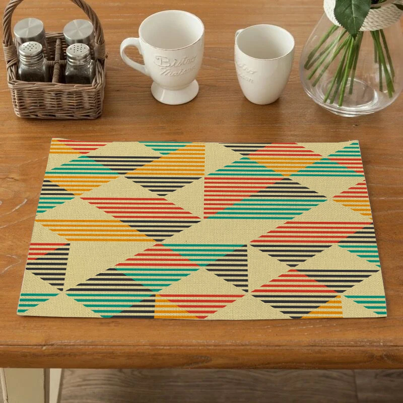TTLIFE Simple Geometric Tableware Mat Napkin Towels Dining Table Mats Cotton Placemats Plate Mat Coasters Nordic Accessories
TTLIFE Simple Geometric Tableware Mat Napkin Towels Dining Table Mats Cotton Placemats Plate Mat Coasters Nordic Accessories