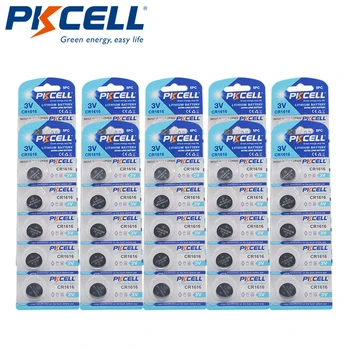 50Pcs 3V CR1616 DL1616 ECR1616 3 Volt Button Coin Cell Battery for CMOS watch toy x5 *10pack
50Pcs 3V CR1616 DL1616 ECR1616 3 Volt Button Coin Cell Battery for CMOS watch toy x5 *10pack