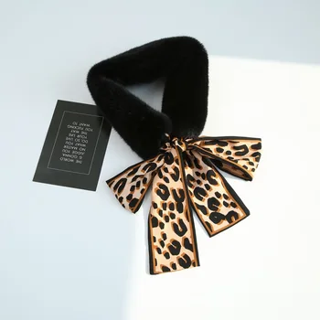 Autumn Winter New Style Rabbit Fur Leopard Print Stitching Scarf Fashion Wild Sweet Wind Scarf Thick Warm Comfortable Scarf C01
Autumn Winter New Style Rabbit Fur Leopard Print Stitching Scarf Fashion Wild Sweet Wind Scarf Thick Warm Comfortable Scarf C01