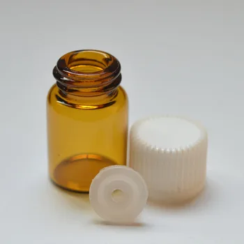 New 1ml Small Amber Glass Bottle with Orifice Reducer and Cap 1/4 Dram Small Essential Mini Oil Bottle
New 1ml Small Amber Glass Bottle with Orifice Reducer and Cap 1/4 Dram Small Essential Mini Oil Bottle