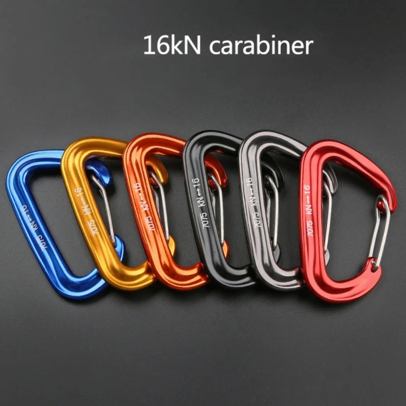 Aviation Aluminum 16KN Wire Gate Carabiner Safety D-Ring Buckle Snap Hook Keychain Clip Rock Climbing For Camping Outing Hammock
Aviation Aluminum 16KN Wire Gate Carabiner Safety D-Ring Buckle Snap Hook Keychain Clip Rock Climbing For Camping Outing Hammock