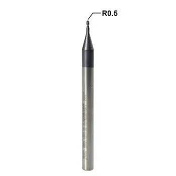 2-Blade Spherical Milling Cutter Black Coated Tungsten Steel Ball End Milling Cutter Carbide End Mill
2-Blade Spherical Milling Cutter Black Coated Tungsten Steel Ball End Milling Cutter Carbide End Mill