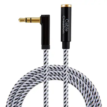 Aux Cable, CableCreation 3.5mm 90 Degree Right Angle Male to Female Extension Stereo Audio Extension Cable Adapter
Aux Cable, CableCreation 3.5mm 90 Degree Right Angle Male to Female Extension Stereo Audio Extension Cable Adapter