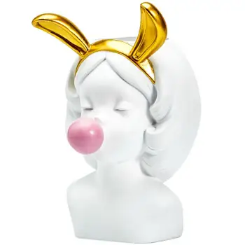 CUTE ART BLOW BUBBLES GIRL VASE FIGURINES CATS RABBIT GIRL FIGURE SUCCULENT FLOWER VASE RESIN CRAFTS HOME DECORATION R1764
CUTE ART BLOW BUBBLES GIRL VASE FIGURINES CATS RABBIT GIRL FIGURE SUCCULENT FLOWER VASE RESIN CRAFTS HOME DECORATION R1764