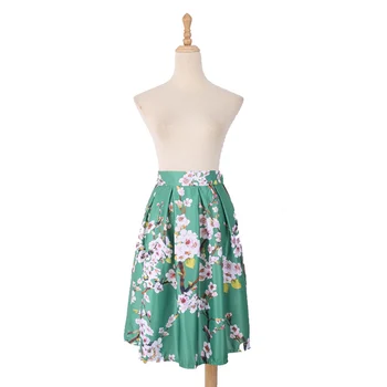 Hot Sale Elegant Lady's Green Print Floral Chiffon Skirt Fashion Straight Casual Skirt New
Hot Sale Elegant Lady's Green Print Floral Chiffon Skirt Fashion Straight Casual Skirt New