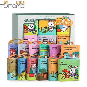 6Pcs Baby Cartoon Soft Cloth Book For Infants Early Education Learning Animals Fruit Vegetable Numbers Vehicles Cognition Toys
6Pcs Baby Cartoon Soft Cloth Book For Infants Early Education Learning Animals Fruit Vegetable Numbers Vehicles Cognition Toys