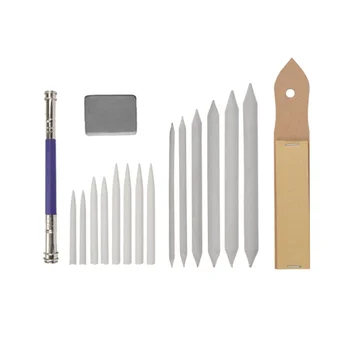 Blending Paper Stumps Art Drawing Stump Eraser Extender Sketch Tools Durable Art Charcoal Erasable Sandpaper
Blending Paper Stumps Art Drawing Stump Eraser Extender Sketch Tools Durable Art Charcoal Erasable Sandpaper