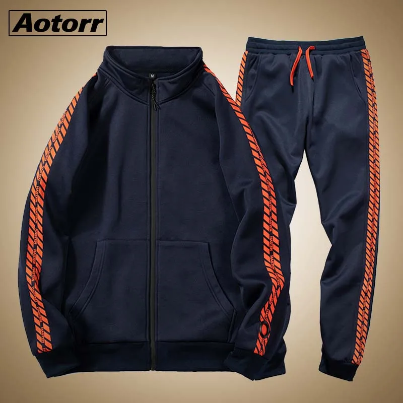 2019 Men Autumn Tracksuit Sweat Set Streetwear Male Zipper Jacket+Sweatpants Two Piece Sets Mans Solid Fleece Sporting Suit US
2019 Men Autumn Tracksuit Sweat Set Streetwear Male Zipper Jacket+Sweatpants Two Piece Sets Mans Solid Fleece Sporting Suit US