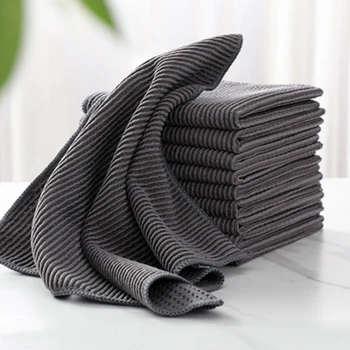 

HOT SALE 10 Kitchen Rags That Do Not Stick to Oil, Absorb Water, Do Not Shed Housework, Clean Fish Scales, Table Dish Cloths