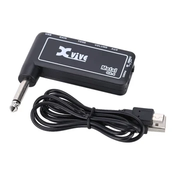 Xvive GA4 Metal Mini Portable Rechargeable Electric Guitar Plug Headphone Amp Amplifier
Xvive GA4 Metal Mini Portable Rechargeable Electric Guitar Plug Headphone Amp Amplifier